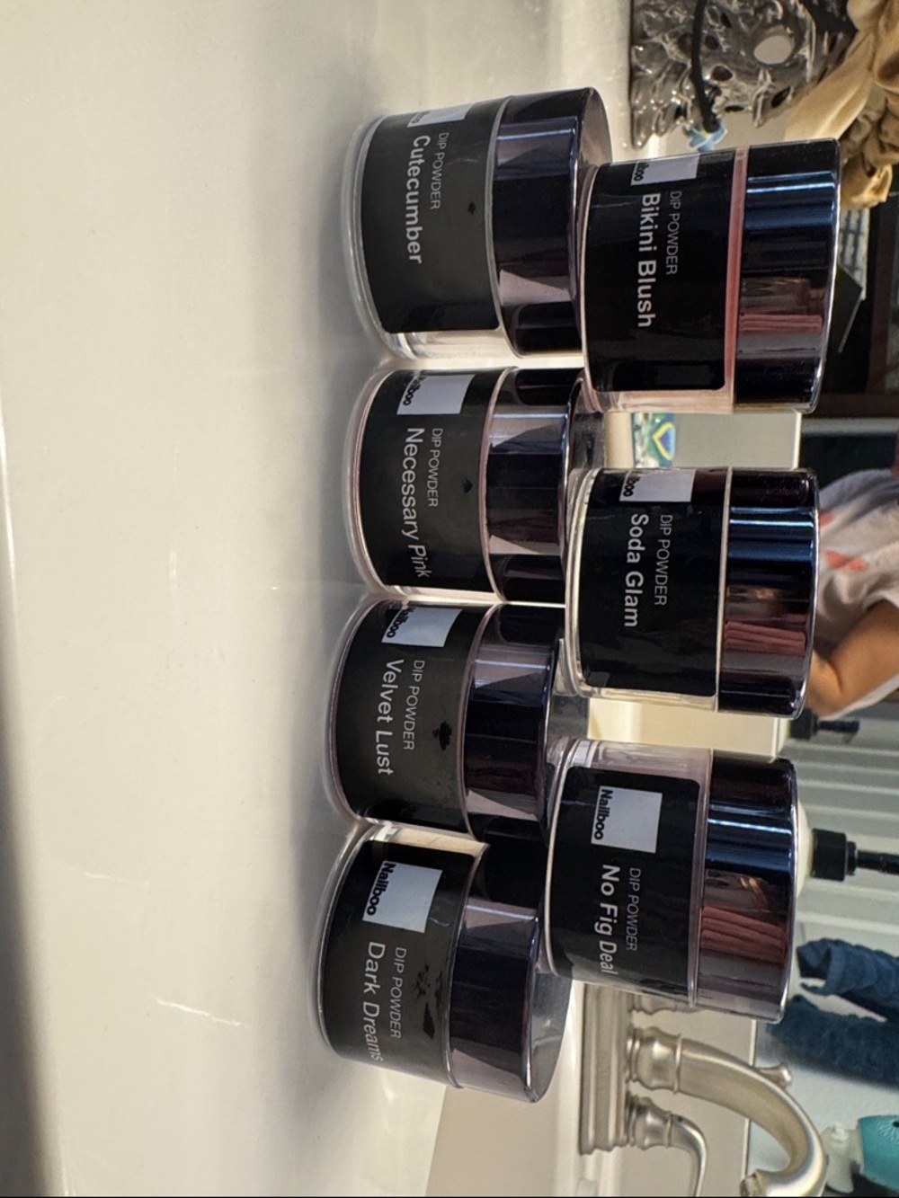 Nail boo nail dip powders